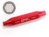 Red Knurling Double Nut Wrench (5.5, 7.0mm)