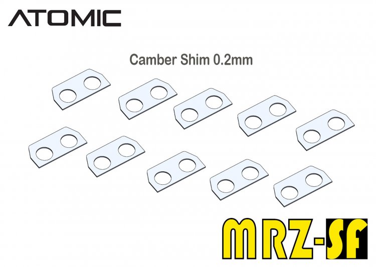 MRZ SF Camber Shim 0.2mm (10 Pcs) - Click Image to Close