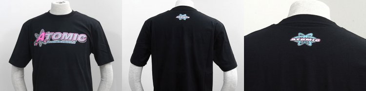 Atomic T-Shirt - S (Black) - Click Image to Close