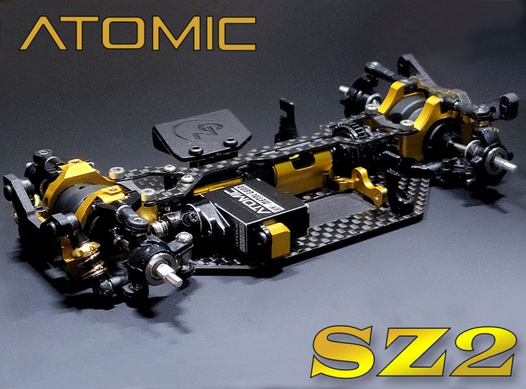 SZ2 shaft drive AWD chassis kit (no elecrtronic) - Click Image to Close