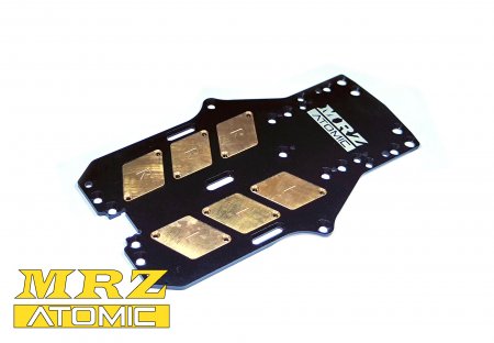 MRZ Aluminium Chassis Set (with 3 pair brass weight)