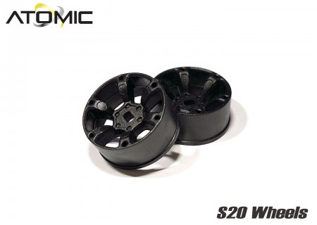 S20 AWD Wheel Narrow +2 (Black)