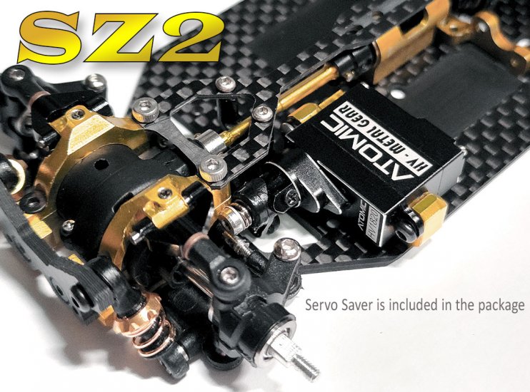 SZ2 shaft drive AWD chassis kit (no elecrtronic) - Click Image to Close