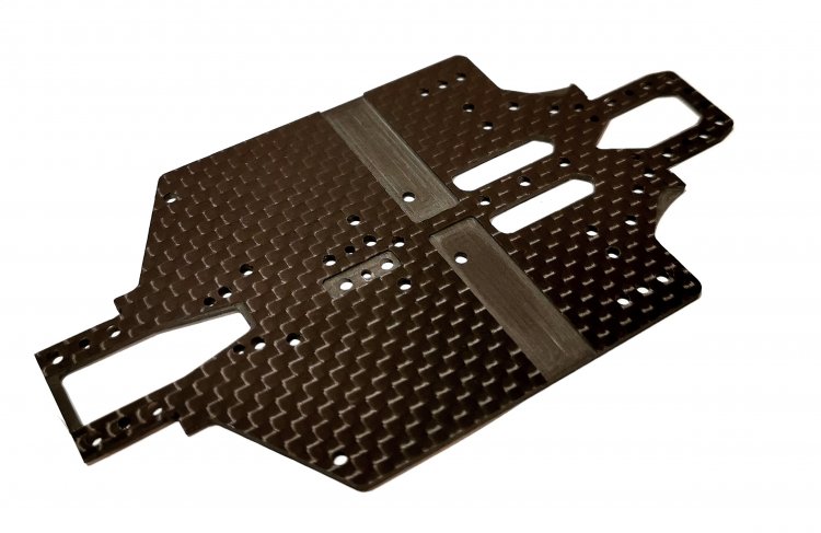 BZ3 Wide Chassis Plate 98 WB (carbon 1.5mm) - Click Image to Close
