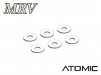 MRV Rear Axle Height Shim 6 pcs (1.6 x 4.0 x 0.3 mm)