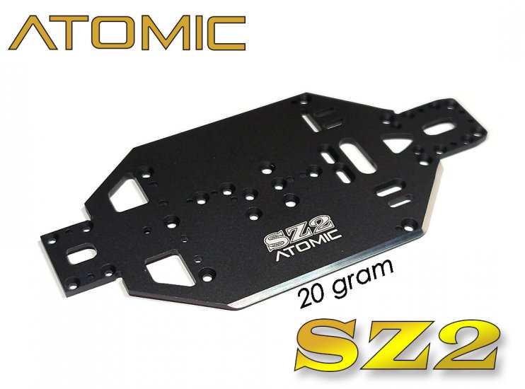 SZ2 Aluminium Chassis Plate (20 gram) - Click Image to Close