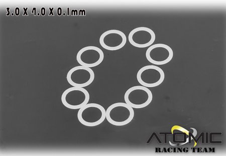 Shims for CVD (universal drive shaft) 3x4x0.1mm - 10pcs