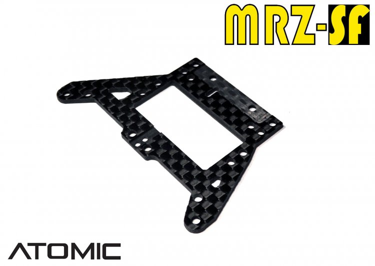 MRZ SF/EX 102mm WB Motor Plate (Carbon) - Click Image to Close