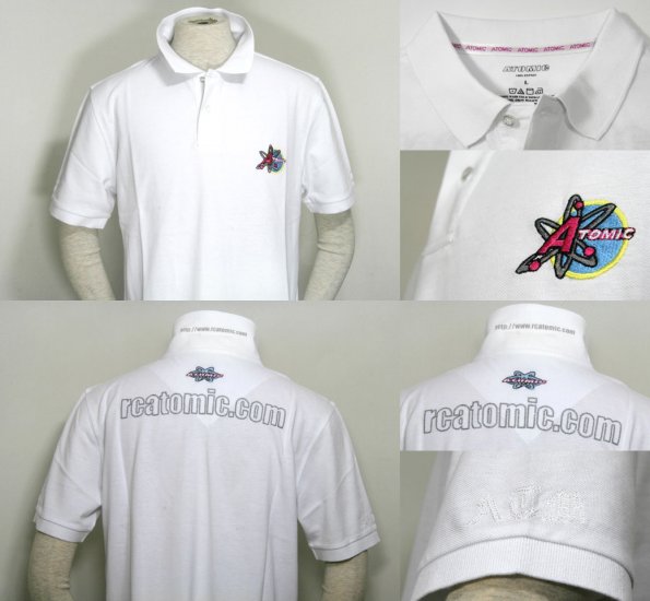Atomic Team Shirt - XL (White) - Click Image to Close