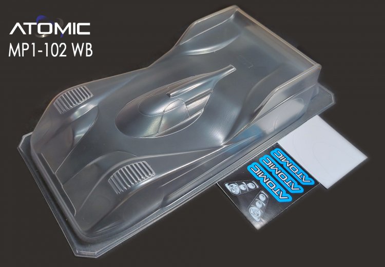 MRZ Lexan Pan Car Body - MP1 (102WB) - Click Image to Close