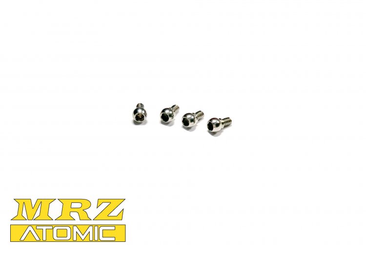 MRZ 2.5mm Ball - M1.4 thread (4pcs) - Click Image to Close