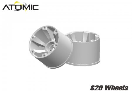 S20 RWD Wheel Extra Wide (14mm) -1 (White)