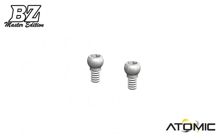 BZM Steering crank Ball Stud (2 pcs) - Click Image to Close
