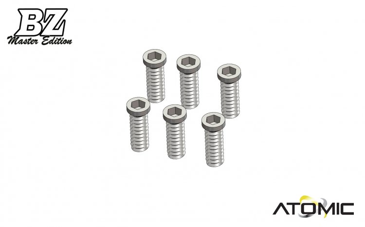 BZM KM2 x 6 (Small Flat Head) 6 pcs - Click Image to Close