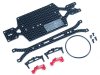 AMZ 98mm Carbon Chassis Set + Battery Mount (For Lexan Body)