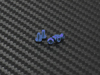 Alu. 7075 Button Head Machine screw 2x4mm PM (Blue)