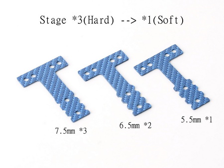 MR-03 RM Fiber Glass T Plate Set ( 5.5, 6.5, 7.5mm) - Click Image to Close