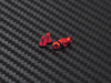 Alu. 7075 Button Head Machine screw 2x4mm PM (Red)