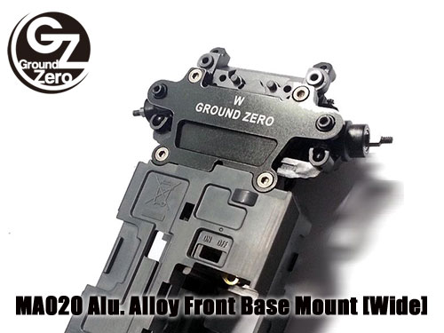 MA020 Alu. Alloy Front Base Mount set [Wide+Narrow] - Click Image to Close