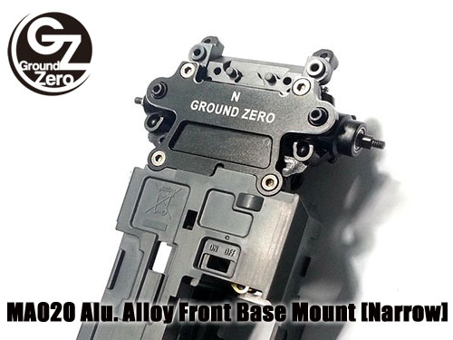 MA020 Alu. Alloy Front Base Mount [Narrow] - Click Image to Close