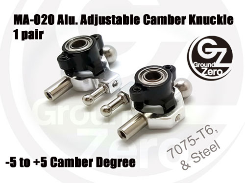 MA-020 Alu. Adjustable Camber Knuckle - 1 pair - Click Image to Close