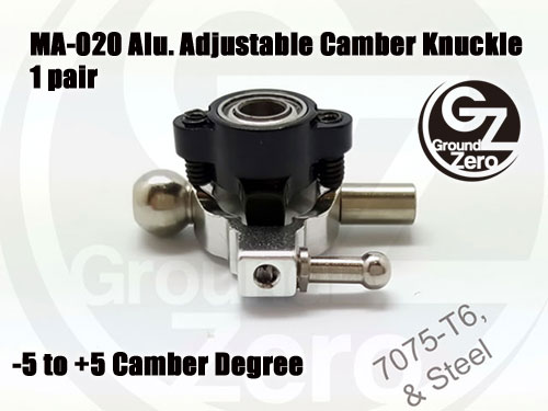 MA-020 Alu. Adjustable Camber Knuckle - 1 pair - Click Image to Close