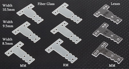 MR-03 Fiber Glass & Lexan T Plate Combo Set (MM & RM ) - Click Image to Close