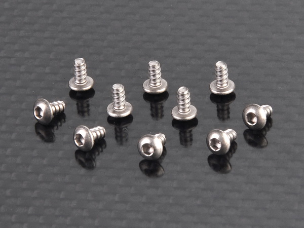 Socket head cap Tapping screw 2x4mm (TPB) Titanium 1.5 Hex. - Click Image to Close
