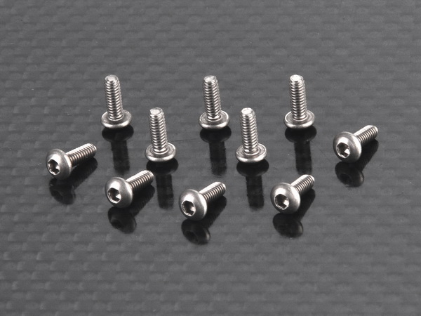 Socket head cap Machine screw 2x6mm (TPM) Titanium 1.5 Hex. - Click Image to Close