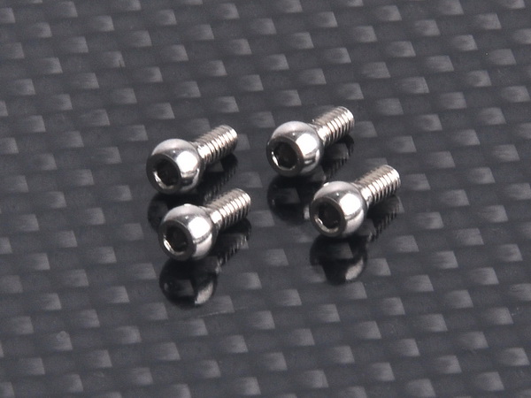 3.5mm Rear Toe In Ball Head (4 pcs) - Click Image to Close