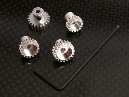 AWD High Precision Alu. Motor Gear Set ( 15,17,19,21T ) - Click Image to Close