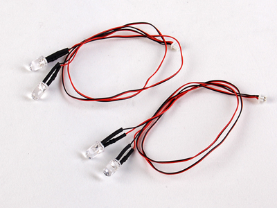 1/10 Option 5mm LED (White 2 Pairs) - Click Image to Close