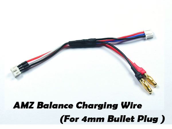 Balance Charging Wire for AMZ series [For 4mm Bullet Plug] - Click Image to Close