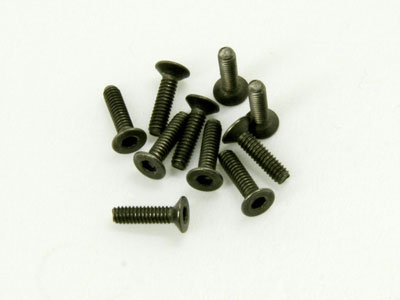 Titanium Screw 1.5mm Hexagon Flat Head 2x8mm (TKM) - Click Image to Close