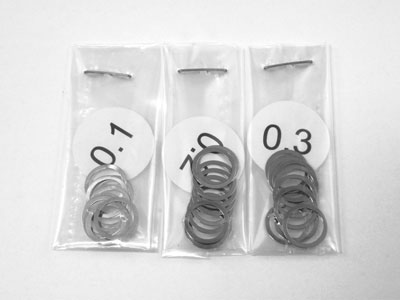 8 x 10mm shims 0.1/0.2/0.3 x 10/each - Click Image to Close