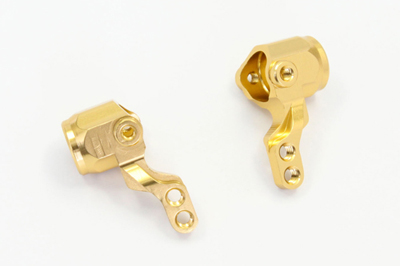 Aluminum Knuckle Set (Gold) - Click Image to Close
