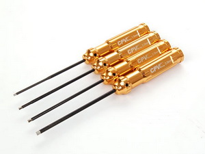 Golden color Hexagon Wrench Set (1.5mm, 2.0mm, 2.5mm, 3.0mm)