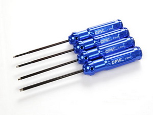 Blue color Hexagon Wrench Set (1.5mm, 2.0mm, 2.5mm, 3.0mm)