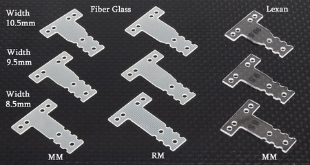 MR-03 Fiber Glass & Lexan T Plate Combo Set (MM & RM )