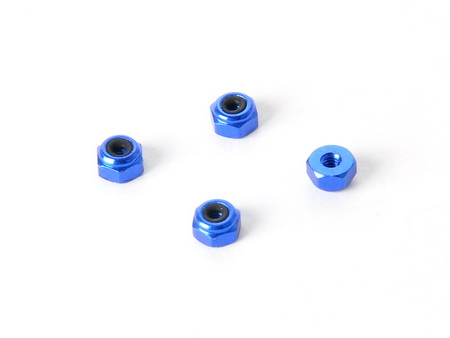 2mm Alu. Hex. Lock Nut - Pro Ver. (Blue)