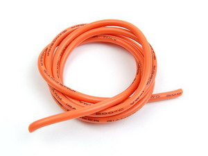 12GA Silicone Wire (Orange 1 Meter)