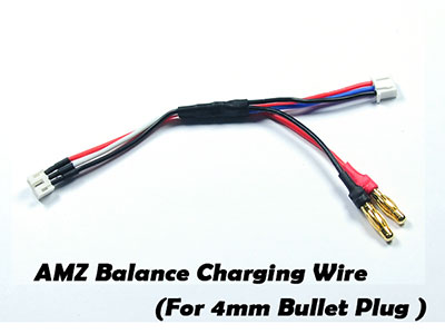 Balance Charging Wire for AMZ series [For 4mm Bullet Plug]