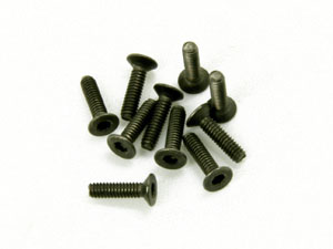 Titanium Screw 1.5mm Hexagon Flat Head 2x8mm (TKM)