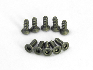 Titanium Tapping Screw 1.5 Hex. Flat Head 2x6mm (TKB)