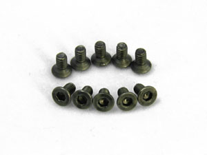 Titanium Tapping Screw 1.5 Hex. Flat Head 2x4mm (TKM)