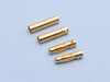 3.0mm Gold Round plug (2 sets)